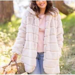 Jillian Harris x Joe Fresh Faux Fur Coat